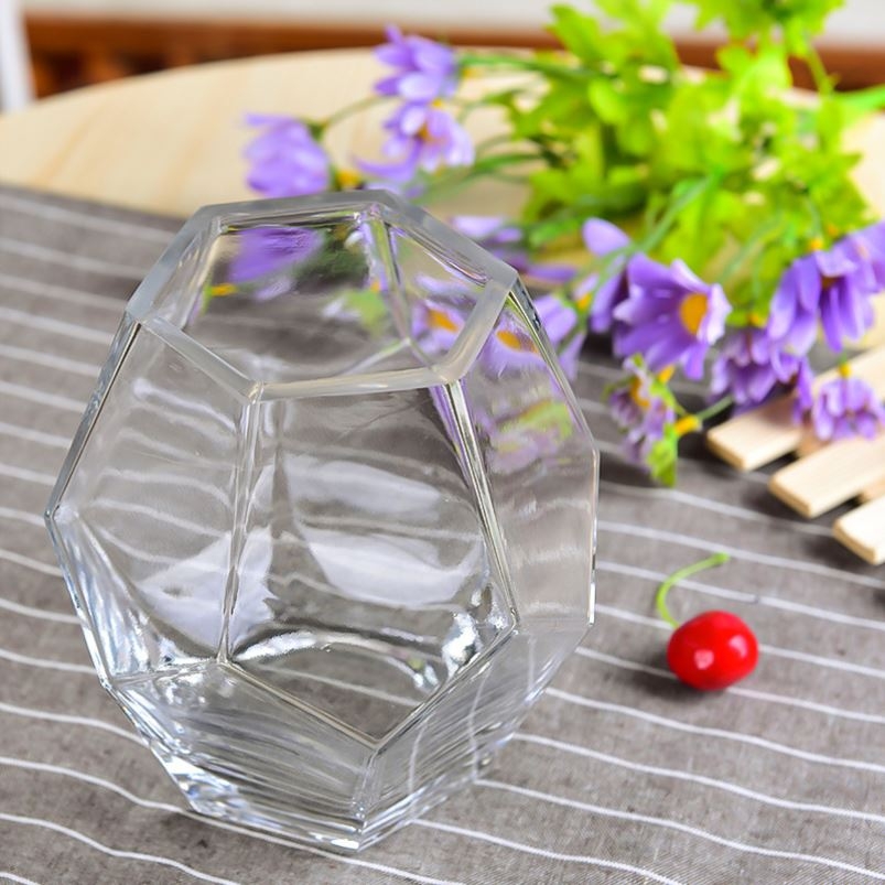 Factory Produced Wholesale Glass Flower Vase for Home Decor
