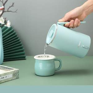 गर्म बिक्री 0.6l पोर्टेबल स्टेनलेस स्टील इलेक्ट्रिक केटल स्मार्ट होम बीकर बाहरी यात्रा के लिए थर्मल कप भंडारण योग्य मिनी उपहार के साथ - Product Image 6