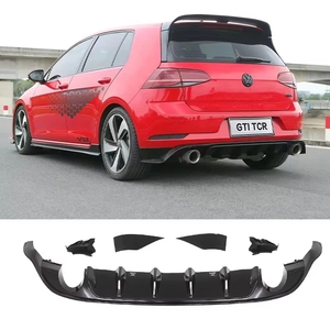 Kit Carrozzeria per Retrofit/Aggiornamento: Spoiler Anteriore, Minigonne Laterali, Labbro Posteriore, Spoiler Portellone TCR per <span class=keywords><strong>Golf</strong></span> 7/7.5 <span class=keywords><strong>Rline</strong></span>/GTI 2013-2020 - Product Image 3