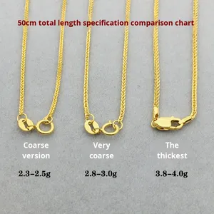 Collier en <span class=keywords><strong>Or</strong></span> <span class=keywords><strong>Prix</strong></span> Fabricant, Couleur et Longueur au Choix, Chaîne Clavicule Chopin en <span class=keywords><strong>Or</strong></span> Pur <span class=keywords><strong>18</strong></span> <span class=keywords><strong>Carats</strong></span> Au750 pour Femme - Product Image 6