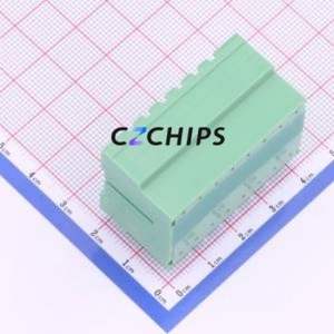 KF2EDGRHM-5.0-2*6P Plug-in Terminal Block Bent Lead Through Hole,P=5mm Board-to-Board / Socket - Closed Screw Fixing 2x6P 5mm - Product Image 2