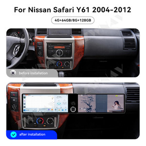 วิทยุติดรถยนต์ ZWNAV ระบบ <span class=keywords><strong>Android</strong></span> 15 เครื่องเล่น DVD วิดีโอ พร้อมระบบนำทาง GPS สำหรับรถยนต์นิสสัน ซาฟารี Y61 ปี 2004-2012 รองรับระบบมัลติมีเดียในรถยนต์และ Carplay - Product Image 2