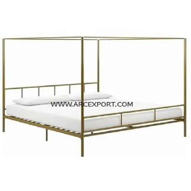 Cama do dossel do metal