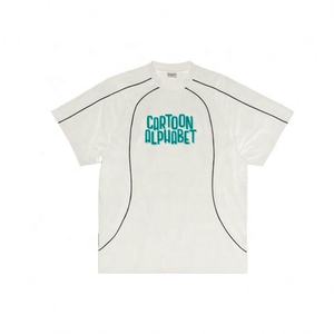 Camiseta de Hombre de Manga Corta con Cuello Redondo, Estilo Deportivo, Corte Regular, Estampado de Personajes, Algodón de 220 GSM, Raglán, Estilo Vintage - Product Image 4