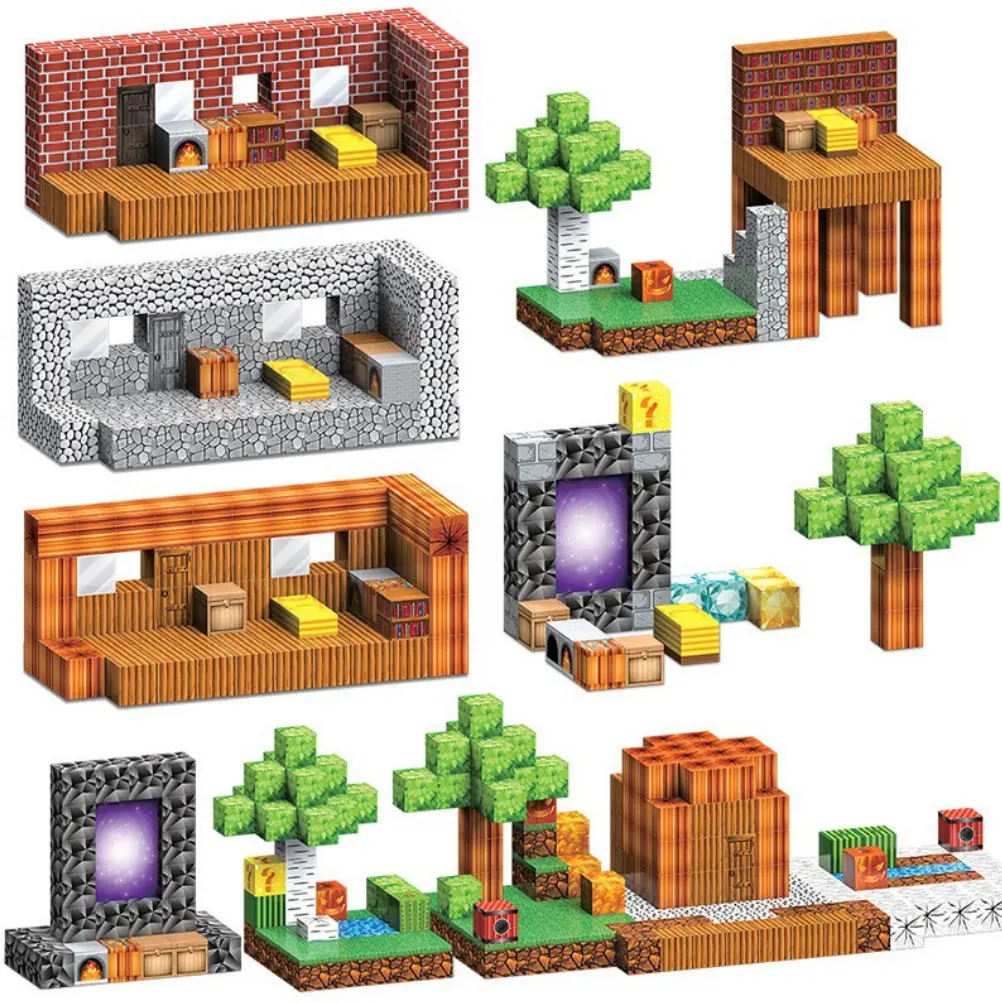 PQETBV Bloques Magnéticos 100 Piezas – Construcciones 3D Para Niños 3-12 Años, Juguete Montessori Y STEM