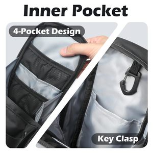 Bolsa de Gimnasio Magnética para Hombre y Mujer, Porta Botella de Agua con Bolsillo Transparente para Teléfono, 5 Imanes Integrados, Accesorios de Regalo para Gimnasio - Product Image 4