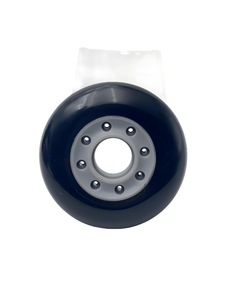 Ensemble de 4 roulettes universelles, roulettes pivotantes robustes avec frein, roues en PU silencieuses à 360° pour lit, étagère, chariot - Product Image 1