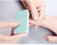 Bloc de polissage pour ongles à base d'éponge douce, prise en main confortable, soin délicat, accessoire de manucure DIY