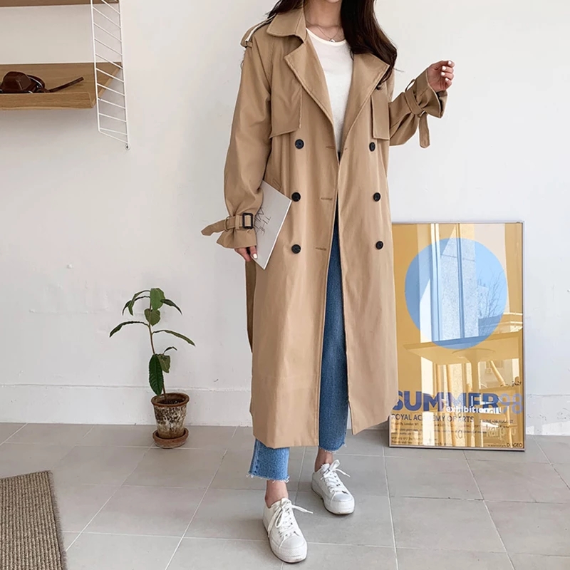 Shop Our 2024 Vintage Women Long Trench Coats Plus Size