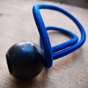 สายบันจี้จั้มที่เป็นมิตรกับสิ่งแวดล้อมพร้อมลูกบอลพลาสติกสีดำสายลูกบอลทำจากประเทศจีน - Product Image 5