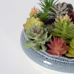 New DIY <strong>Small</strong> <strong>Potted</strong> <strong>Plants</strong> <strong>Indoor</strong> Decoration Artificial Succulent <strong>Plants</strong> - Product Image 3