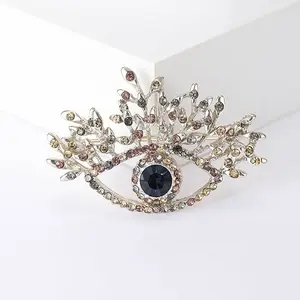Hot New Design Ideas Women's Brooches Eye Brooches Decorative Gifts For Friends Metal Brooches Decorative Clothes