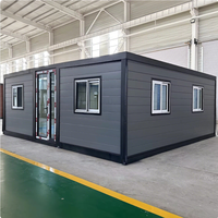 Maison préfabriquée modulaire extensible Granny Flat, conteneur habitable 40 pieds 20 pieds, maison mobile préfabriquée pliable 2 3 4 chambres, salle de bain, cuisine