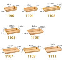 Barquette à sushi jetable en papier kraft avec couvercle, sans PFAS, pour saumon et pâtisseries, emballage rectangulaire, vente en gros, OEM, en vrac