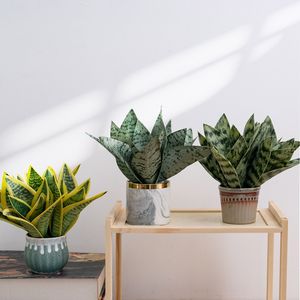 CL20004 Mini serpiente planta Faux <span class=keywords><strong>Sansevieria</strong></span> planta para el hogar Oficina habitación decoración interior regalos de inauguración flor Artificial - Product Image 2