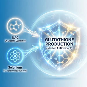 Complément de sé<span class=keywords><strong>l</strong></span>énium NAC, antioxydant et régulateur immunitaire, excipients d'origine végétale, soin du foie - Product Image 2