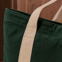 Sac fourre-tout en toile grand format durable avec logo personnalisé, poignée en sangle renforcée, sac de courses publicitaire réutilisable