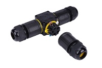 Connecteur rapide en cuivre étanche IP68, 3 voies, sans vis, pour câble à 2-5 conducteurs, système d'énergie solaire, 32A
