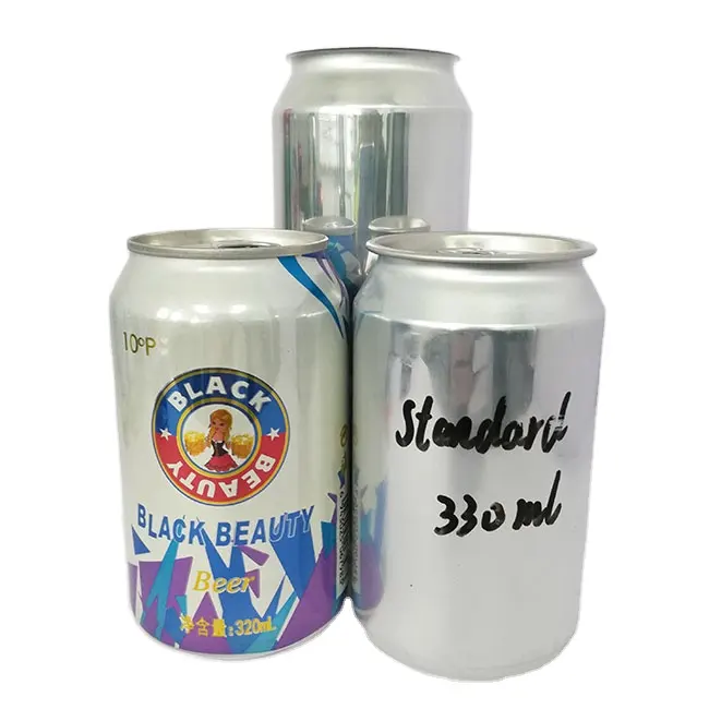 oem private label 250ml 330ml 500ml 12oz metal soft drink cans color customized printing aluminum beverage beer packaging can