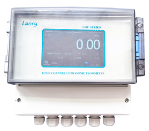 UOCシリーズオープンチャネルフローメーターカラータッチスクリーン非接触超音波,下水排出量の監視 - Product Image 2