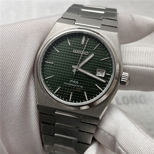 นาฬิกาข้อมือ Prx Super Player 40 มม. ระบบจักรกล สแตนเลสสตีล รุ่น Nh35 กระจกแซฟไฟร์ ฝาหลังใส ตัวล็อคแบบผีเสื้อ พร้อมจี้ Eta - Product Image 4