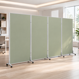 Paneles Divisores de <span class=keywords><strong>Oficina</strong></span> Móviles Plegables Contemporáneos, Pantallas <span class=keywords><strong>Separadoras</strong></span> de Escritorio Independientes - Product Image 3