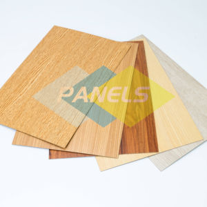 木目調装飾防水防火壁板フェノール樹脂キャビネットパネル商業用HPLシート - Product Image 1