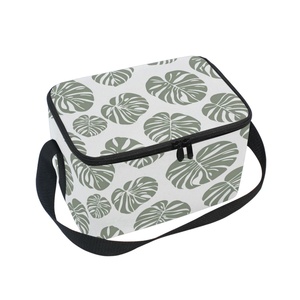 Custom Printed Hawaii Style Print Portable Waterproof Aluminum Film Small square Cold Ice Food Insulated Cooler Bag - Product Image 1