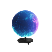 Esfera LED P5 con Pantalla a Color Completa, Impermeable y de Tamaño Personalizable para Exhibiciones y Publicidad en Exteriores