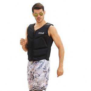 سترة بطفو للكبار بنمط العضلات السوداء من النيوبرين + EPE Chaleco Salvavidas الأكثر مبيعًا المياه - Product Image 1