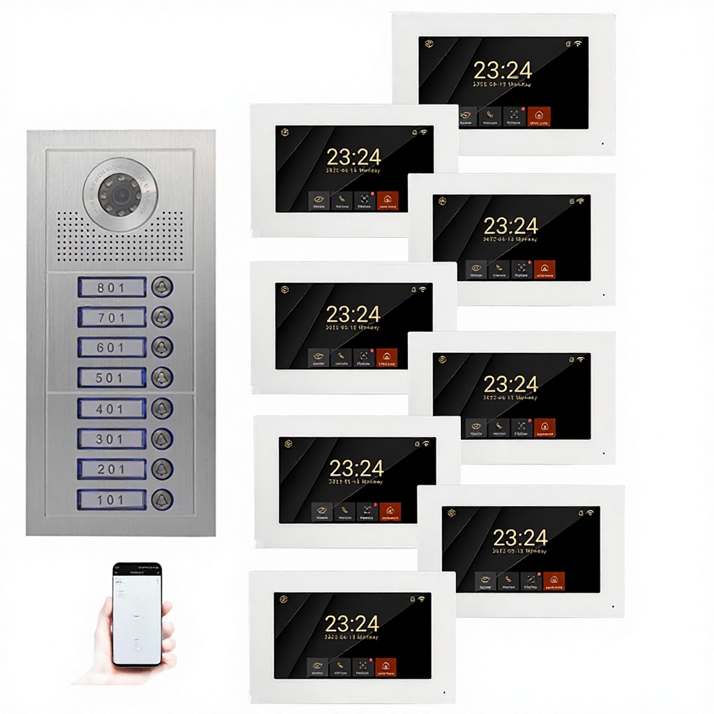 8 indoor screen+1 outdoor unit