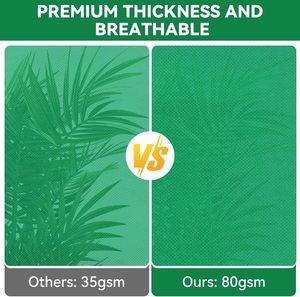 Housse de protection pour plantes avec fermeture éclair et cordon de serrage, tissu anti-gel pour plantes d'extérieur, arbustes, arbres fruitiers - Product Image 3