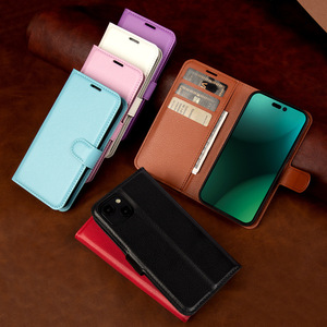 PU Leather TPU điện thoại trường hợp đối với <span class=keywords><strong>Apple</strong></span> Đối với <span class=keywords><strong>iPhone</strong></span> 14 13 11 Pro 7 cộng với & 16 Pro khe cắm thẻ & Max chủ lật điện thoại trường hợp - Product Image 3
