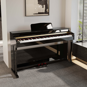Piano Digital KIMFBAY con Teclado de 88 Teclas Contrapesadas, Instrumento Musical Electrónico - Product Image 1