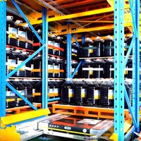 Étagère de rayonnage à navette radio pour solution de stockage en entrepôt, rayonnage à navette radio robuste, rayonnages industriels empilables