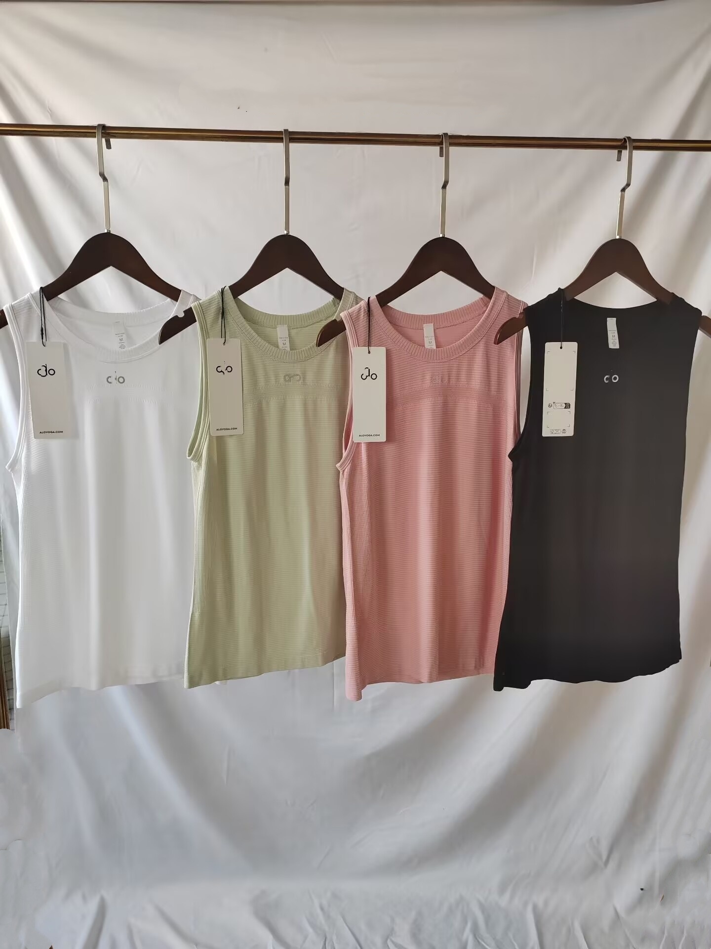 2026 AL Quick-drying Sports Yoga tank Top for Running and Fitness, Unlined Round-neck tank Top, Wholesale Available