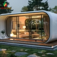 Maison Modulaire Préfabriquée de Luxe en Conteneur, Cabine Apple, Maisons Modernes Préfabriquées, Tiny House en Conteneur, Logements Mobiles