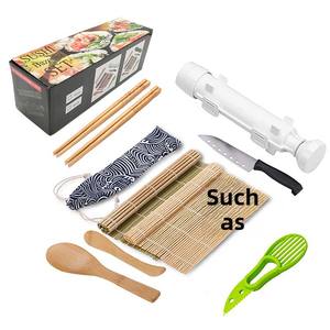 <span class=keywords><strong>Kit</strong></span> d'outils de cuisine pour la création de tapis à <span class=keywords><strong>sushi</strong></span> et de moules à onigiri DIY - Product Image 6