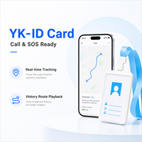 Localizador GPS Portátil para Tarjetas de Identificación 2G/GSM/WiFi, Localizador de Seguridad Inteligente, Llamada de Emergencia SOS, Buscador de Anillos, Posicionamiento en Tiempo Real, Dispositivo con Aplicación para PC