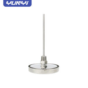 Thermomètre bimétallique avec jauge de température RTD, cadran à double échelle industriel, boîtier en acier inoxydable, pour CVC et tuyauterie de process - Product Image 4