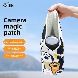 Panno Magico Cosmetico in Microfibra Stampata con Cento Patch in Velcro, Autoadesivo, Silenzioso, Forma Quadrata/Rettangolare per Fotocamera - Product Image 5