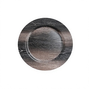 Plato de Madera de Diseño Fantástico con Calidad Superior, Plato Base Redondo de la India - Product Image 1