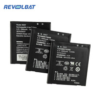 Paket Baterai Lithium-ion Revolbat IS057, Baterai Pengganti Isi Ulang 3.7V 1900mAh untuk Terminal POS PAX D200