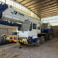 Grue mobile de construction télescopique d'occasion TADANO 80 tonnes TG 800E avec moteur japonais en stock