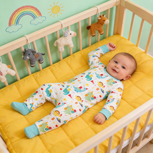 Petits ensembles personnalisés de vêtements pour bébés 2 pièces, pyjamas en <span class=keywords><strong>bambou</strong></span>, vêtements pour enfants, fabricants ODM OEM, fournisseurs - Product Image 5