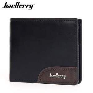 กระเป๋าสตางค์ผู้ชายแบรนด์ Baellerry สีดำ ดีไซน์บางเฉียบ ใช้ได้ทุกวัน - Product Image 1