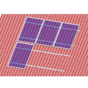 Artsign quadro telha telha painel solar estruturas de montagem de alumínio
