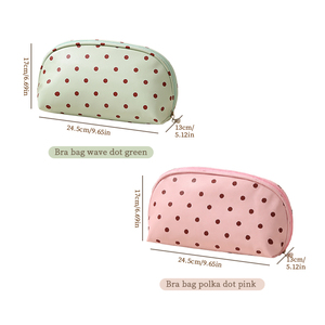 Sac de rangement portable en tissu pour sous-vêtements et soutiens-<span class=keywords><strong>gorge</strong></span>, motif vague, pour voyages et usage domestique, idéal pour femmes - Product Image 6