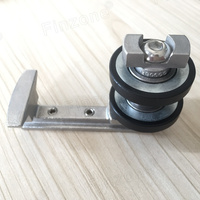 Estilo plegable deslizante utilitario con cerradura lateral Puerta de patio de vidrio sin marco