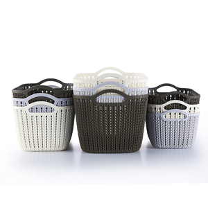 Wholesale Customized Good Quality Clothing Laundry Plastic Storage Basket